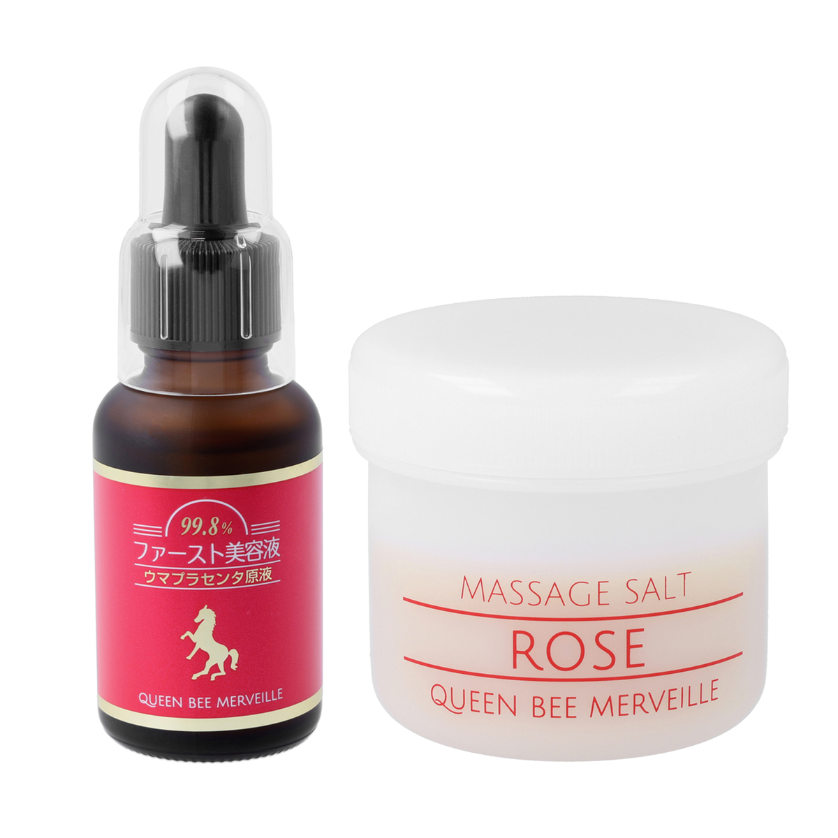 【新品】クインビーメルヴェーユ ファースト美容液 4本 クインビーメルヴェーユファースト美容液＋ソルト100gネット限定