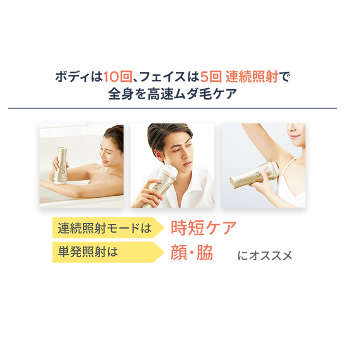 レイボーテヴィーナス ビューティープラス光美容器防水タイプ ヤーマン