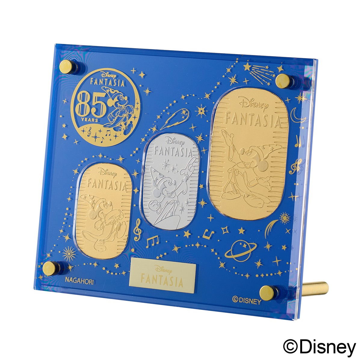 ミッキーファンタジア/純金 純プラチナ小判3枚セット - QVC.jp