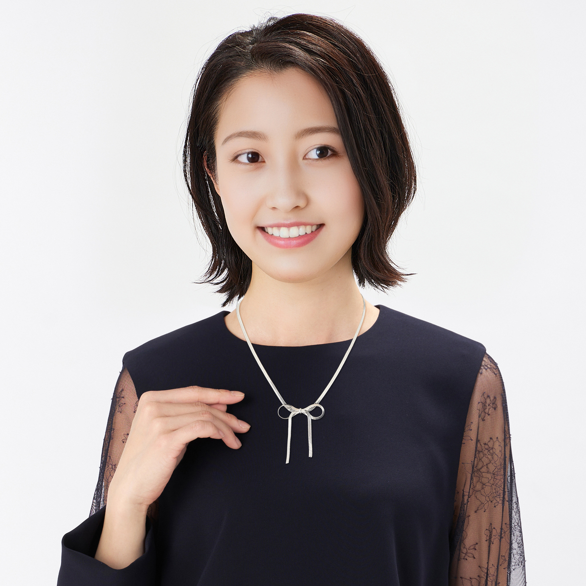 JinkaNezu チェーンリボン ネックレス ジンカネヅ（JinkaNezu