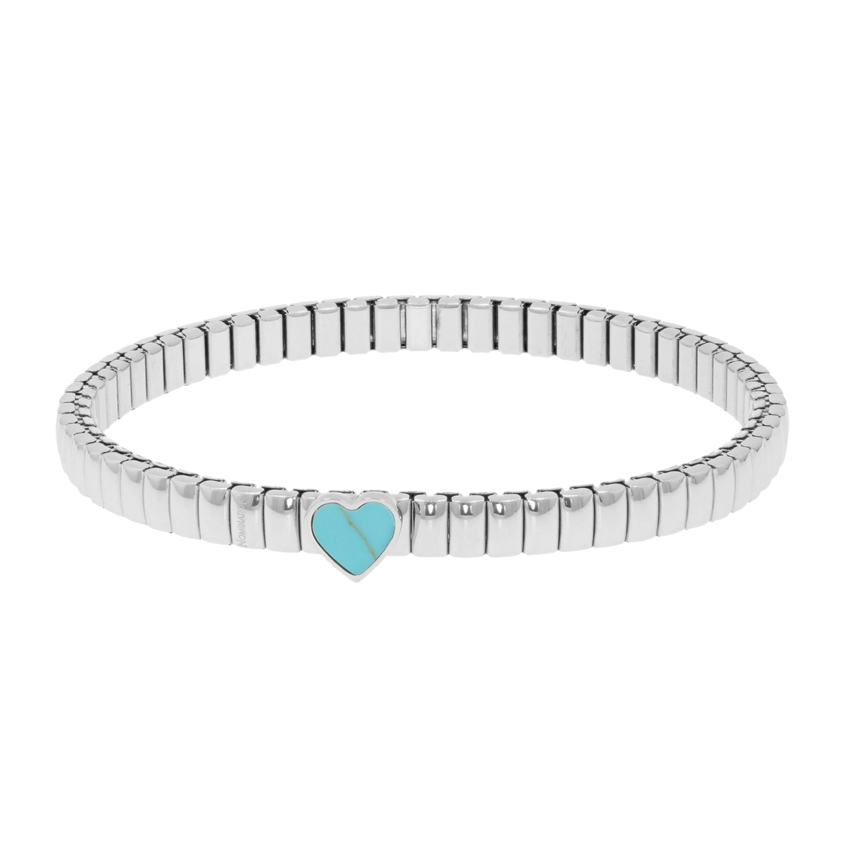 ♦️新品 NOMINATION ノミネーション ブレスレット バングル ステンレス/シルバー925 CZ モチーフ ストレッチバングル