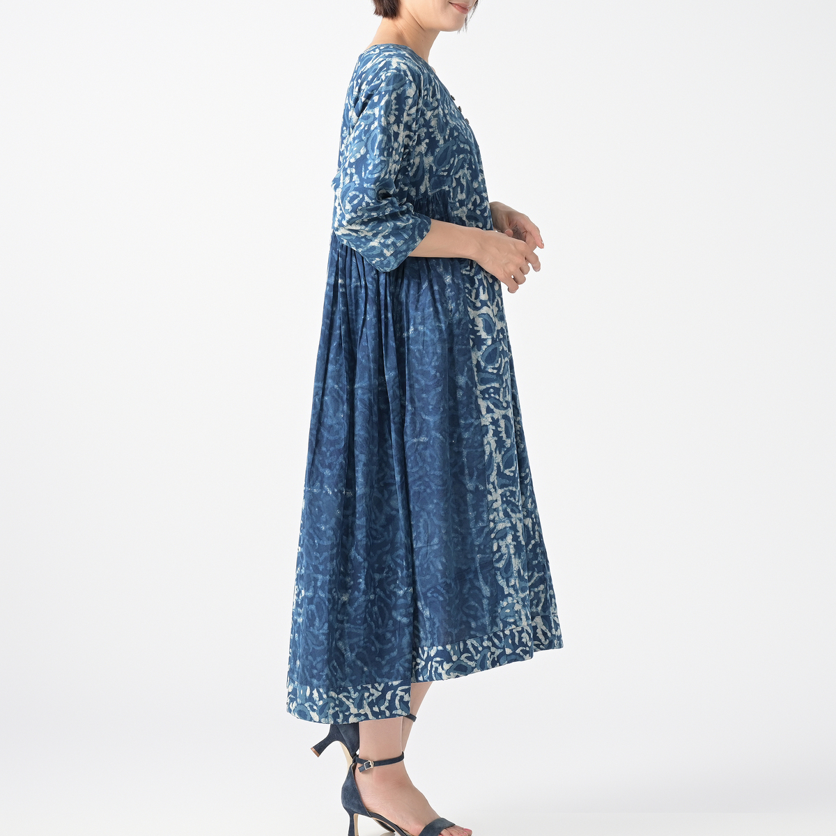 myM 藍染ワンピース マイエム（myM） - QVC.jp