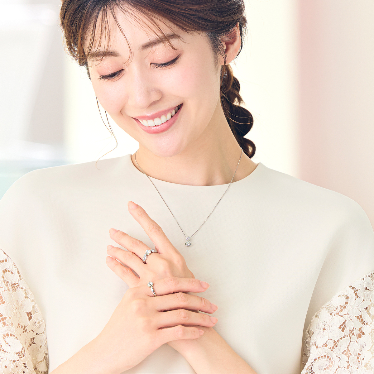 ボツワナ産ダイヤPTパヴェペンダントヘッド計0.57ctUP - QVC.jp