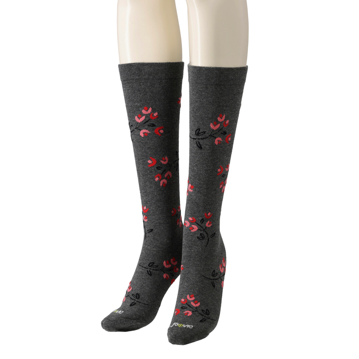 ジャヴィ 綿混着圧ハイソックス[抗菌防臭加工] ジャヴィ - QVC.jp