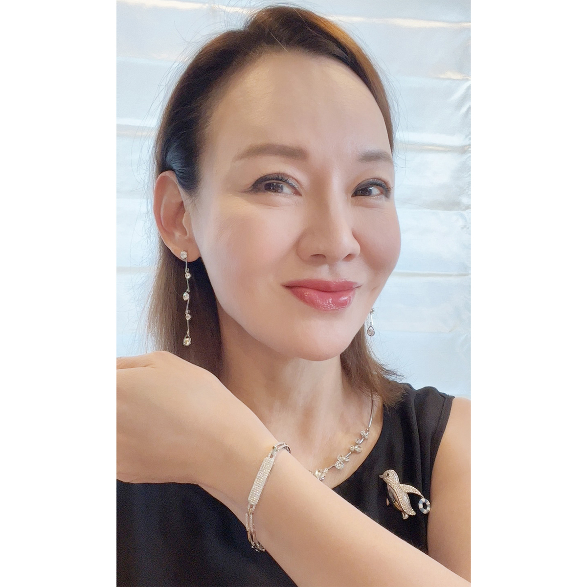 JinkaNezu CZ レインドロップ イヤリング/ピアス ジンカネヅ