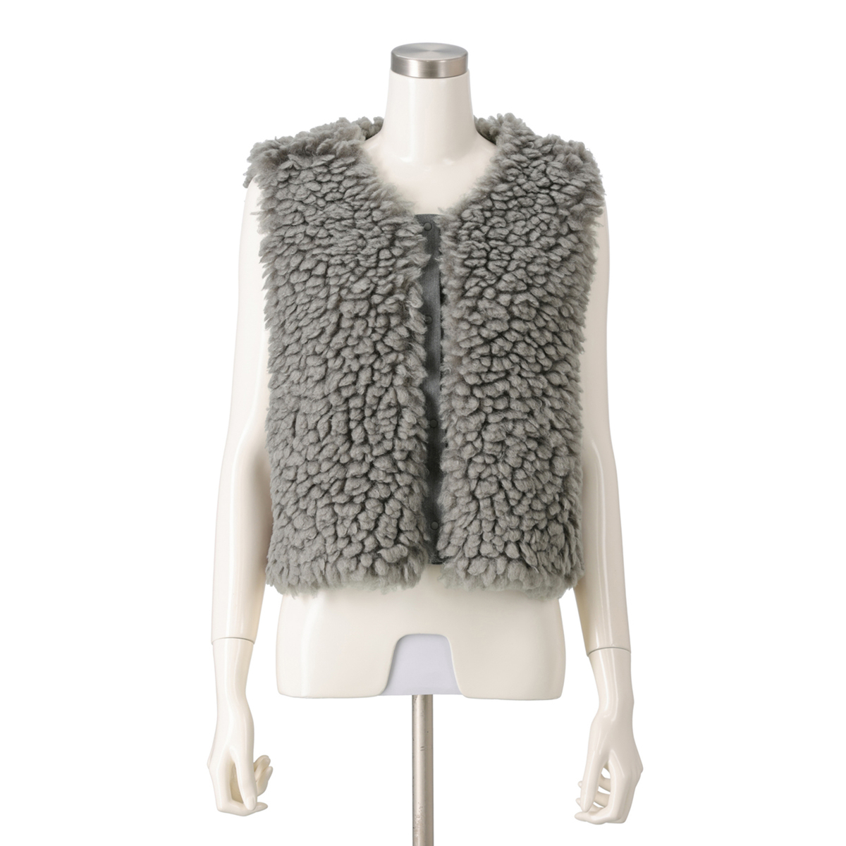 MINHA KILAKILA フェイクプードルファーベスト ミーニャキラキラ