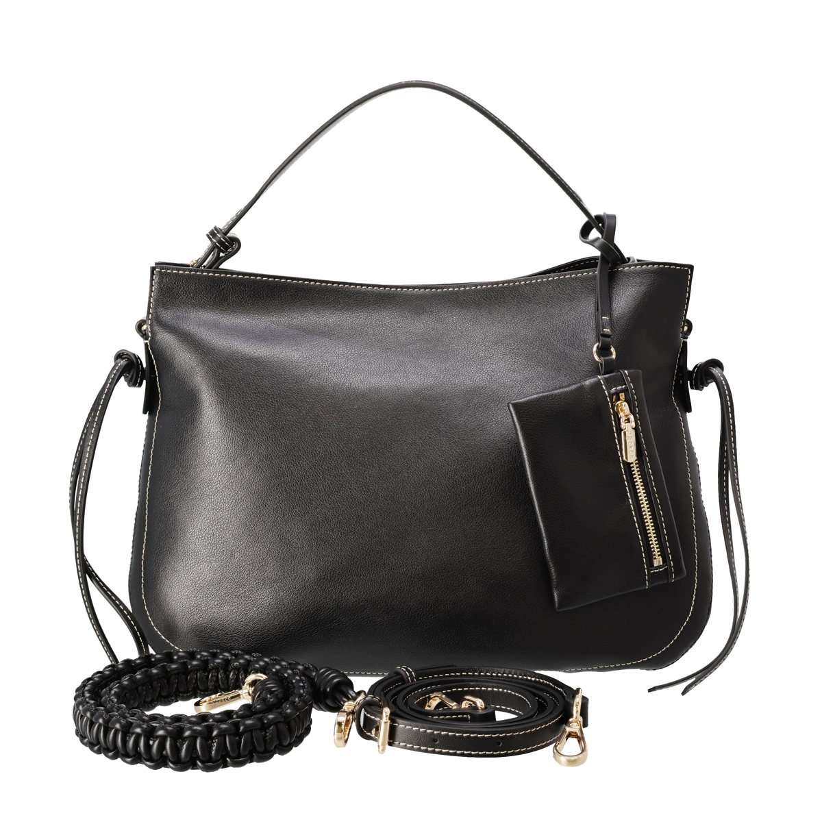 grace] シュリンクレザー3WAYホーボーバッグ プラスグレース(+