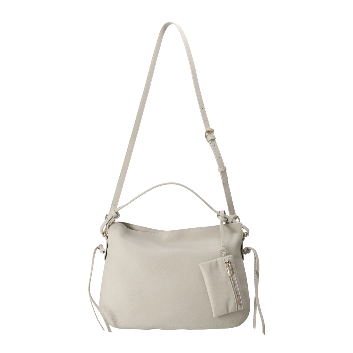 grace] シュリンクレザー3WAYホーボーバッグ プラスグレース(+