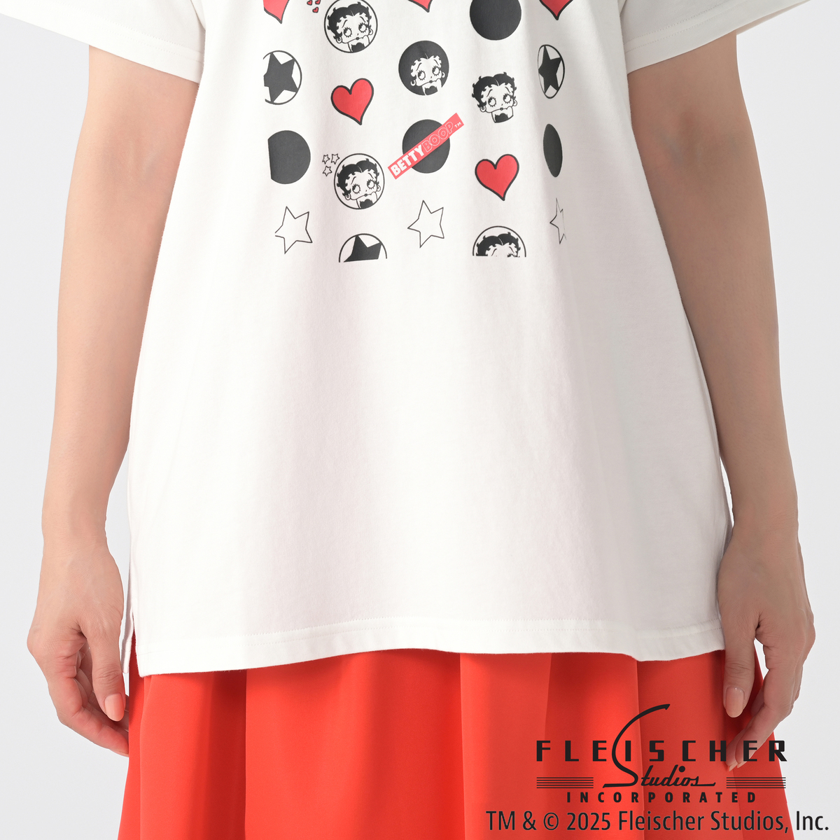 CAPSULE-T×Betty Boop[TM]ドットハートスターチュニック CAPSULE