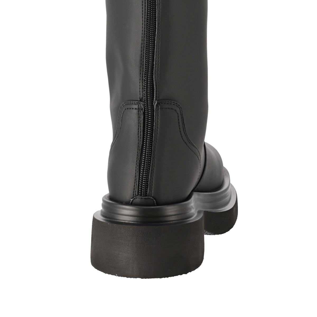 Anne Coquine レザーライクロングブーツ アンコキーヌ