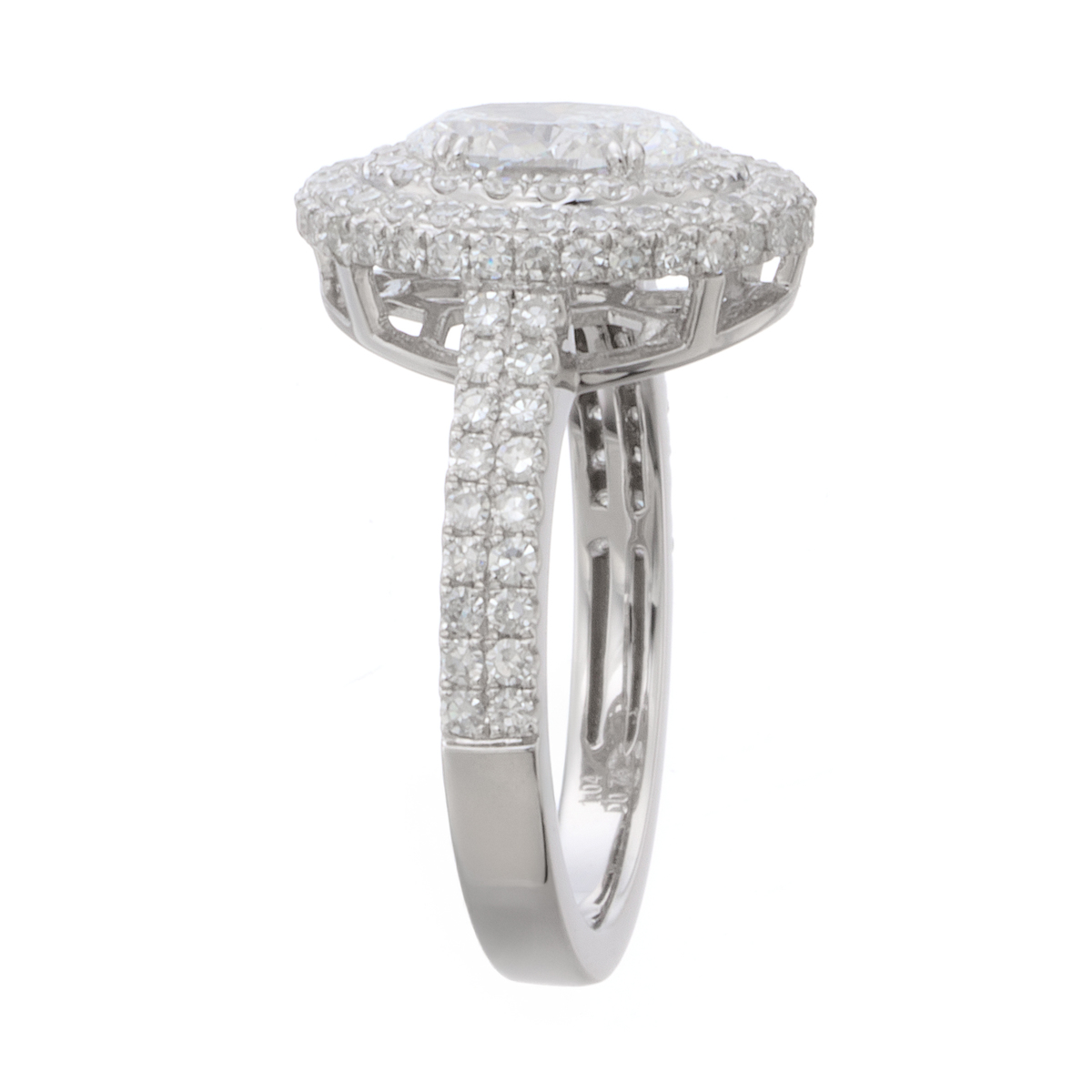 PT950 D/IF オーバルカットダイヤモンドリング 1.0ctUP - QVC.jp