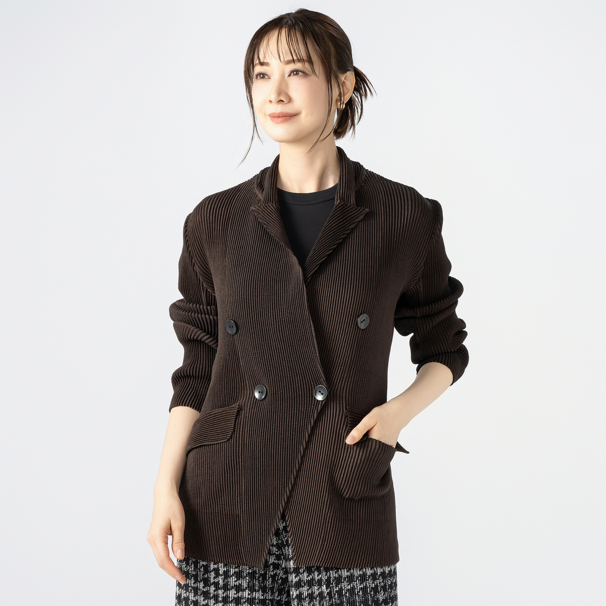 新品タグ付きSPECCHIO シャトルプリーツライダースジャケットスペッチオ シャトルプリーツ ライダースジャケット｜SPECCHIO公式通販