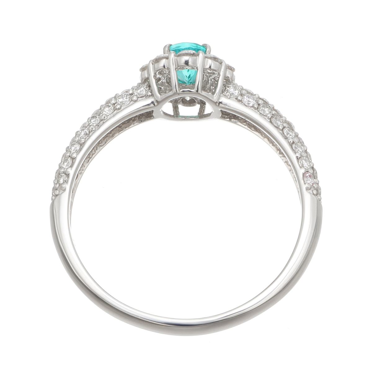 ブラジル産非加熱パライバトルマリンPTリング 0.20ctUP - QVC.jp