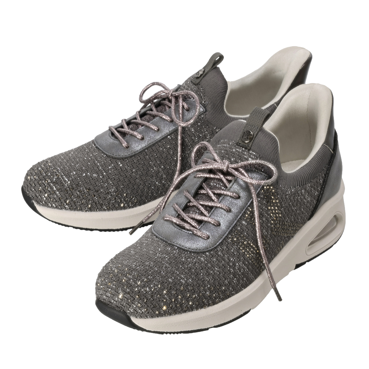 HIROKO KOSHINO FEMME レースアップエアーソールスニーカー ヒロコ