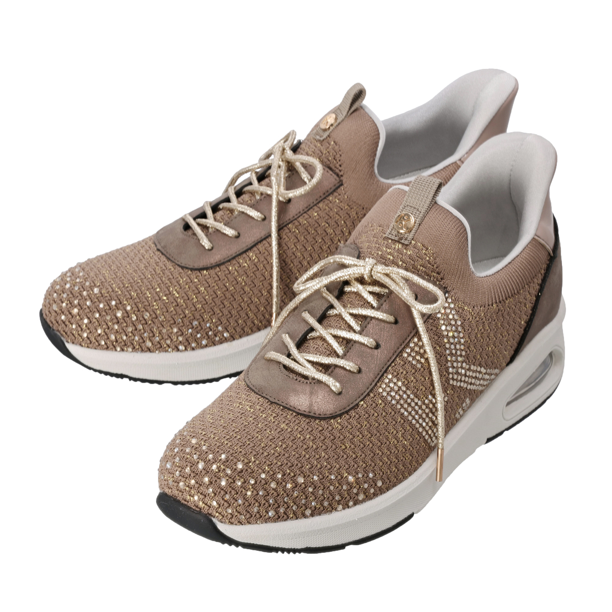 ひろ　904545 セール品 HIROKO KOSHINO FEMME レースアップエアーソールスニーカー