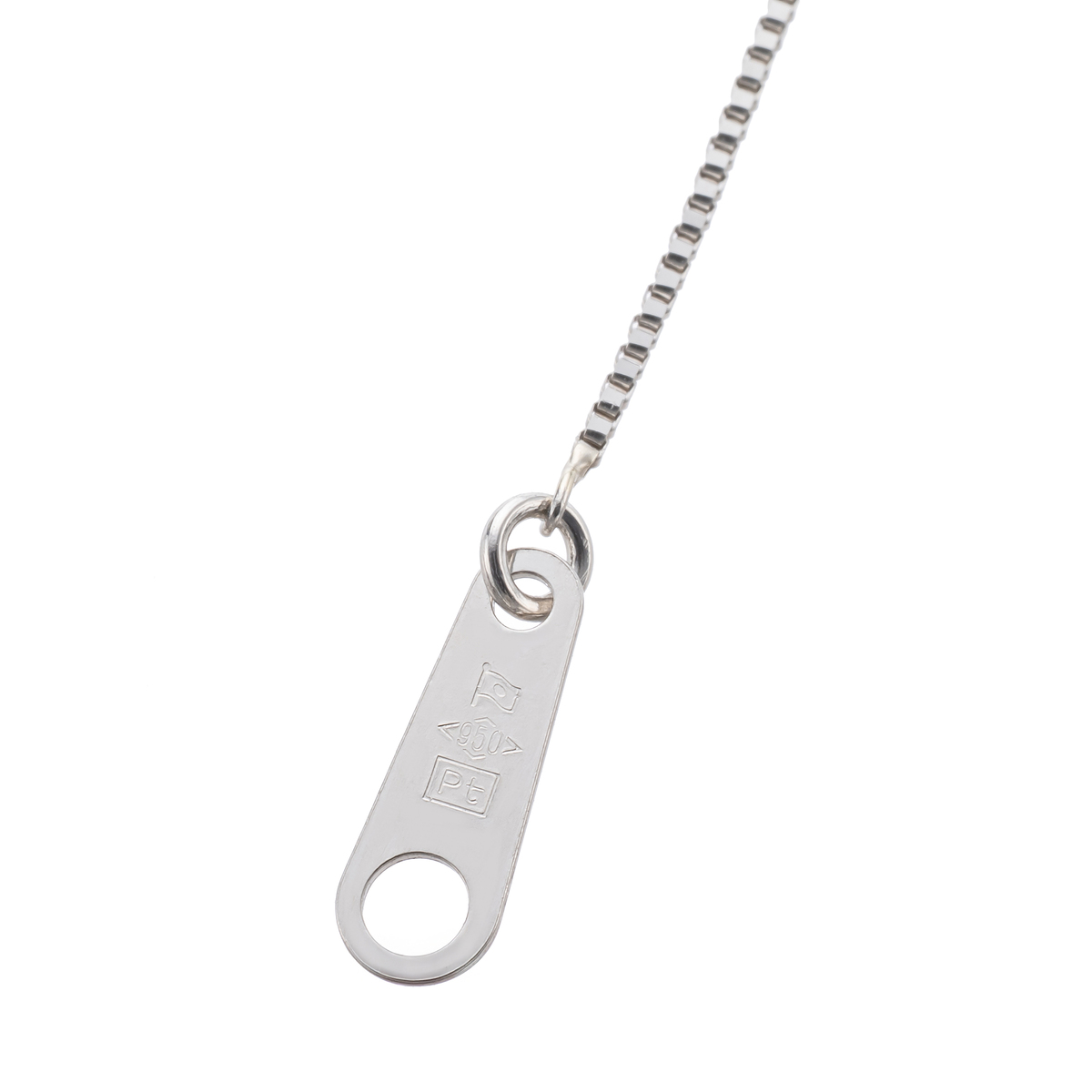 ▼ ラボグロウンダイヤモンドペンダントPt950 新品】ピンクラボグロウンダイヤモンド＆DカラーPT950 0.2ctペンダント