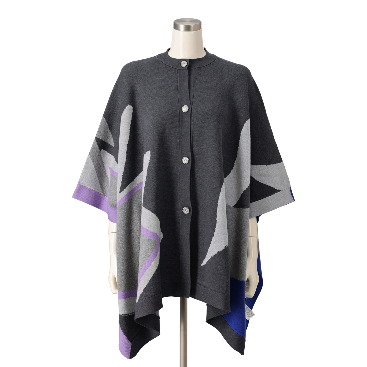 SUPERLADY ジャガードニット2WAYポンチョ SUPERLADY by KANSAI