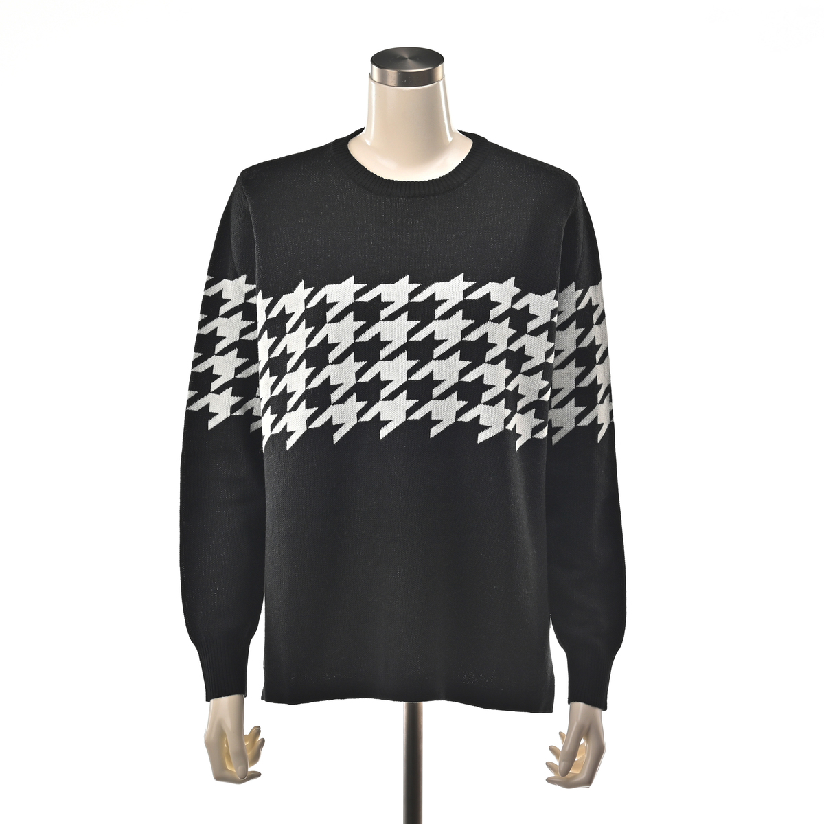 archivio アルチビオ　千鳥柄ジャガードニットプルオーバー 千鳥柄ジャガードニットプルオーバー|アルチビオ-アウトレット
