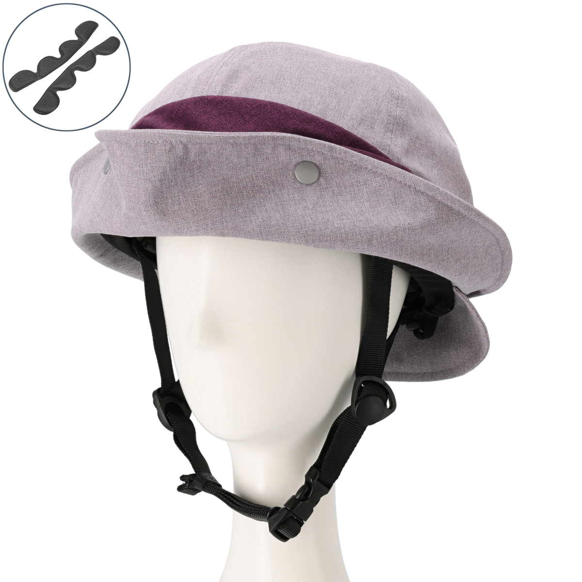 帽子風 ヘルメット スミハット KKXC-A-NCOOL 透明ひさし 遮熱ヘルメット（通気孔