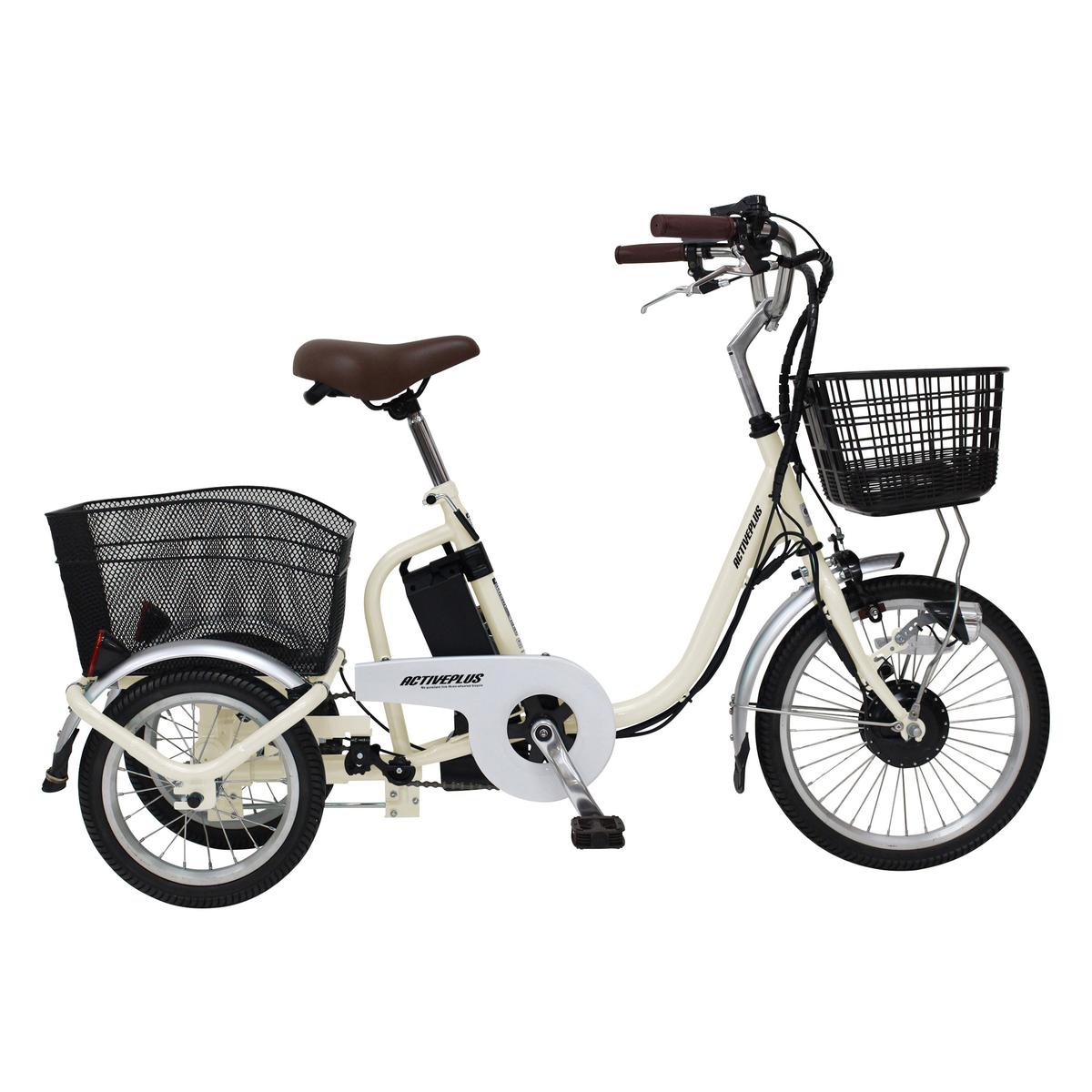 ミムゴ ノーパンクタイヤ ロータイプ電動アシスト三輪自転車