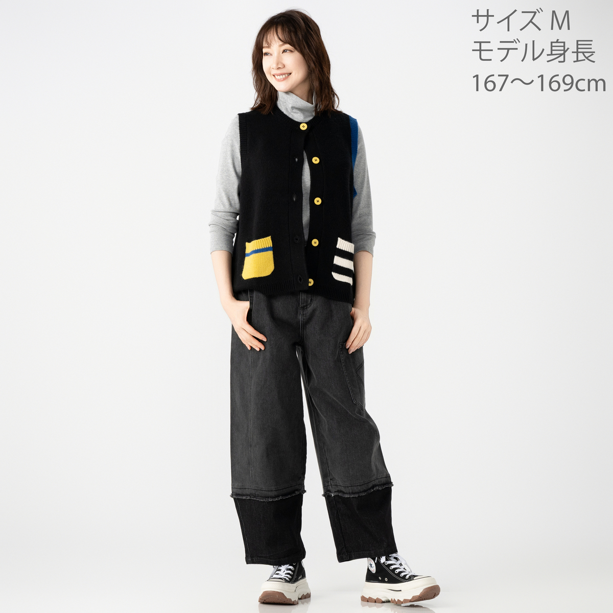 KiKKi デニムコクーンワイドパンツ キッキ（KiKKi） - QVC.jp