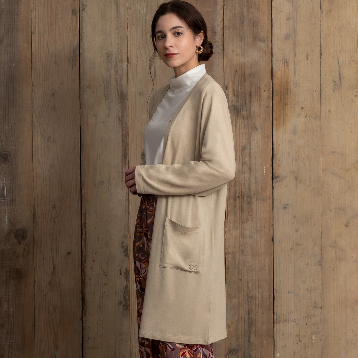 HANAE MORI ロングカーディガン HANAE MORI（ハナエモリ） - QVC.jp