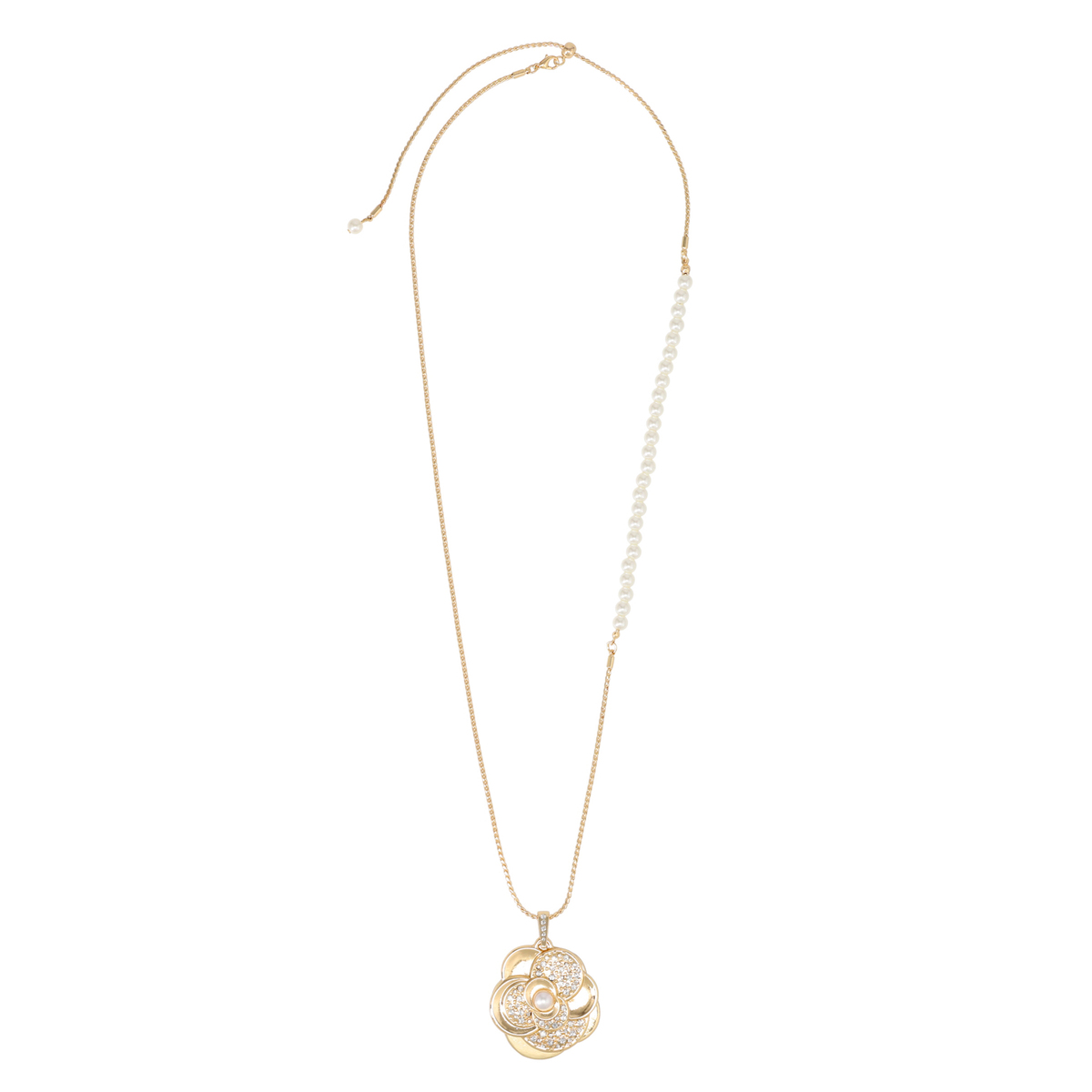 ルーなページ ルナジュメール スライドルーペ付ロングネックレス ルナジュ