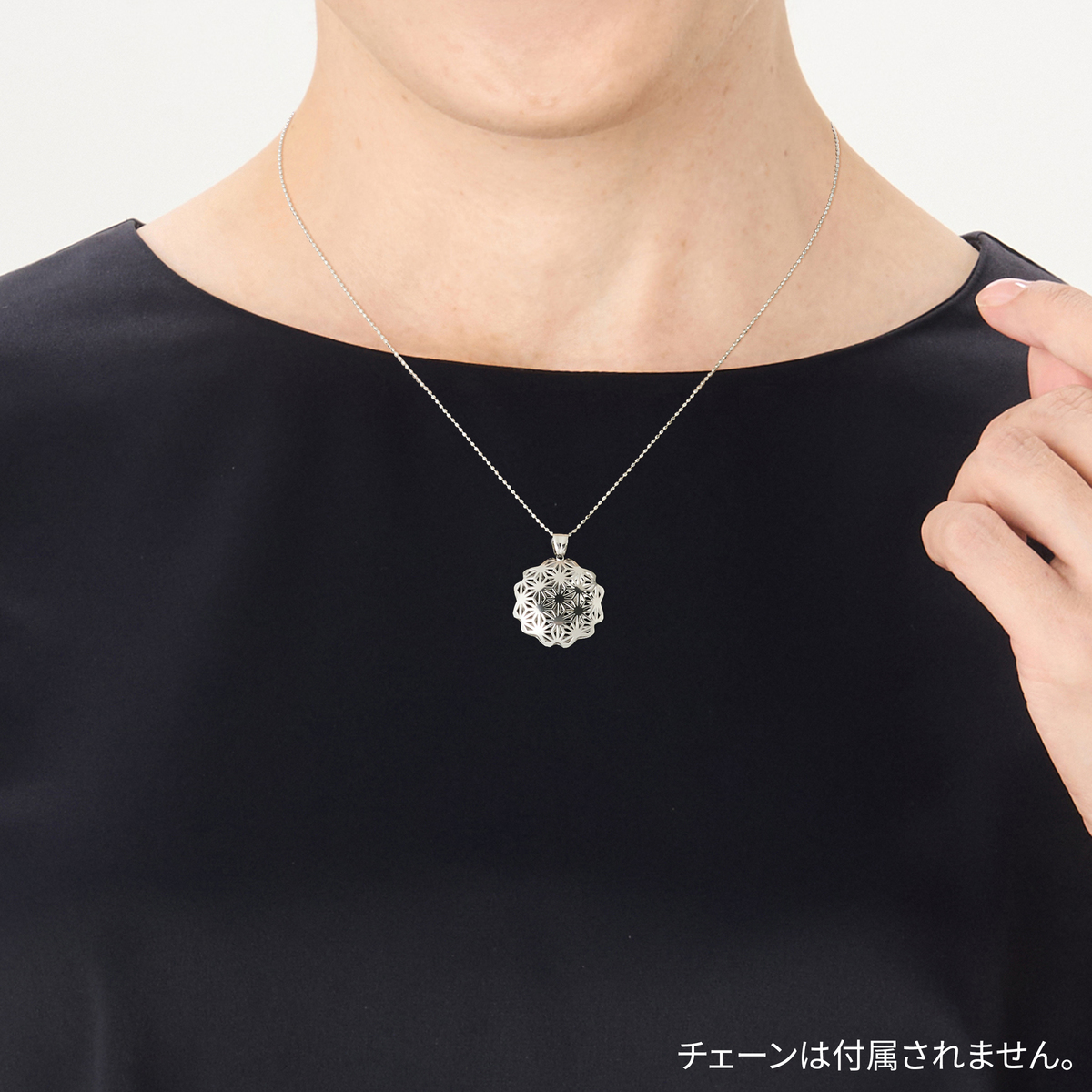 純プラチナ　ペンダントヘッド　八重桜 純プラチナ しだれ桜 リバーシブル ペンダントヘッド 滝野順ピュア