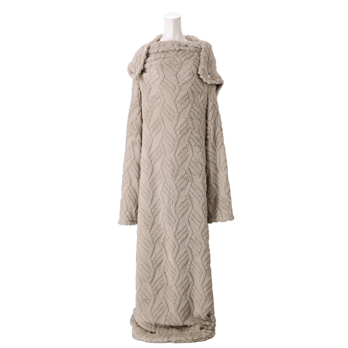 DXブランケット ジャガード織着る毛布 静電気防止 デラックス