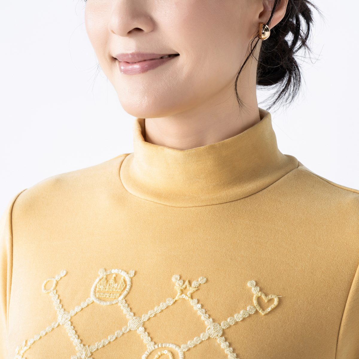 スワさん専用　インポート　スパンコール上着 作業服・作業用品 長袖ハイネックサポートシャツ