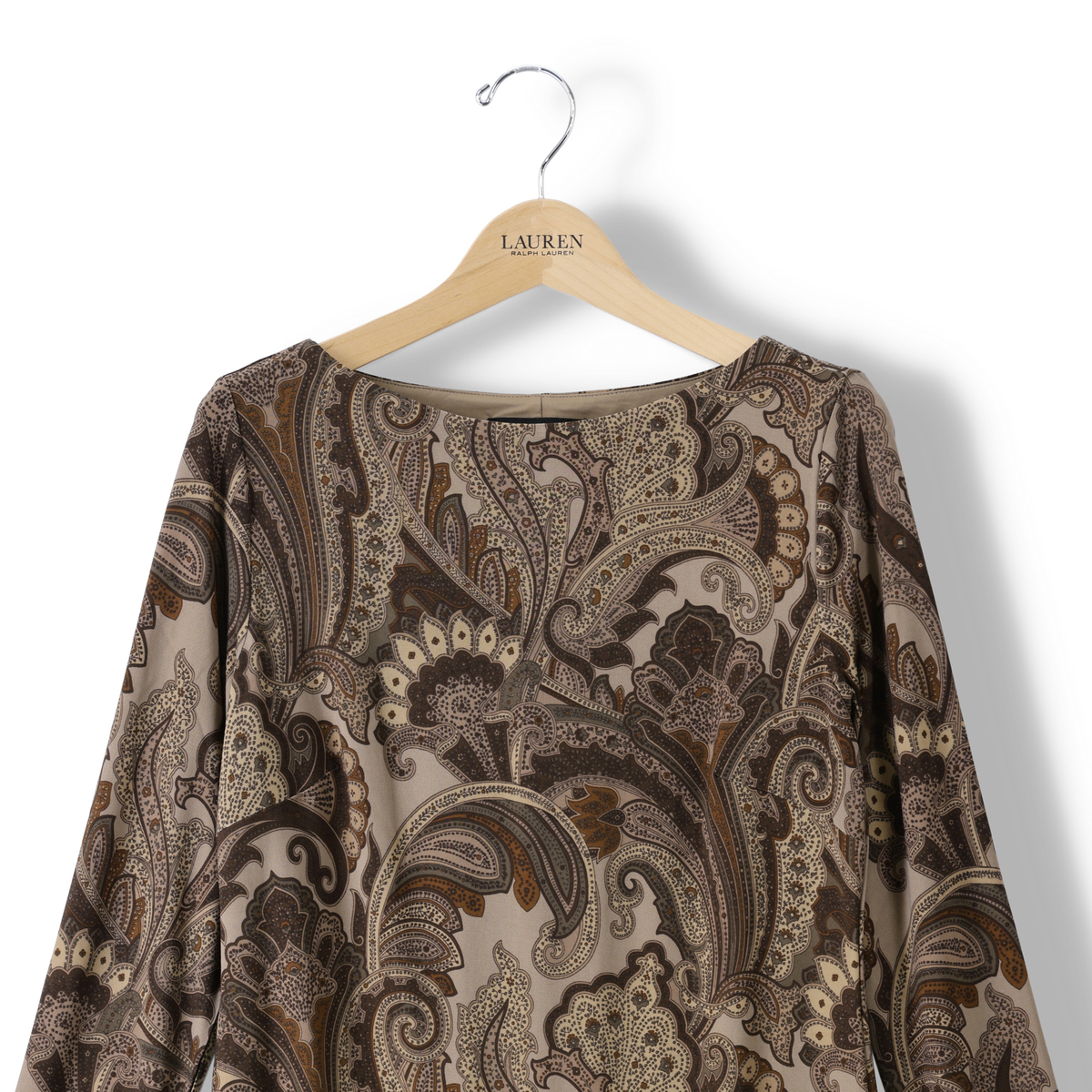 Lauren Ralph Lauren ペイズリージャージーワンピース Lauren