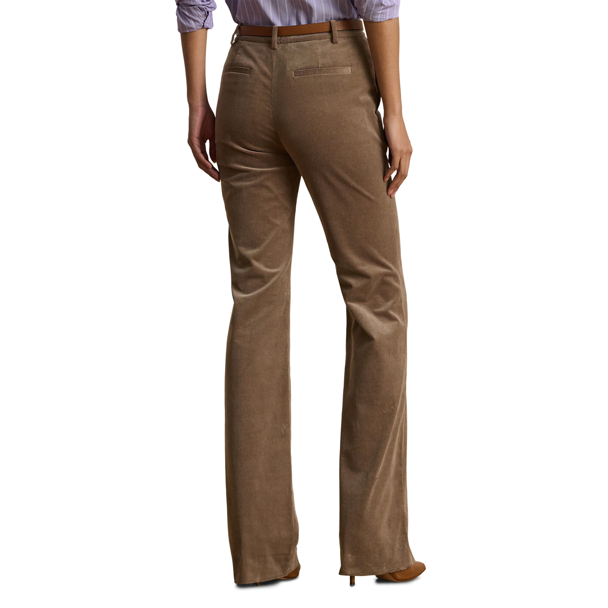 Ralph Lauren コーデュロイ　ワイドフレア　トラウザーズ　オリーブ highground_tal-0287