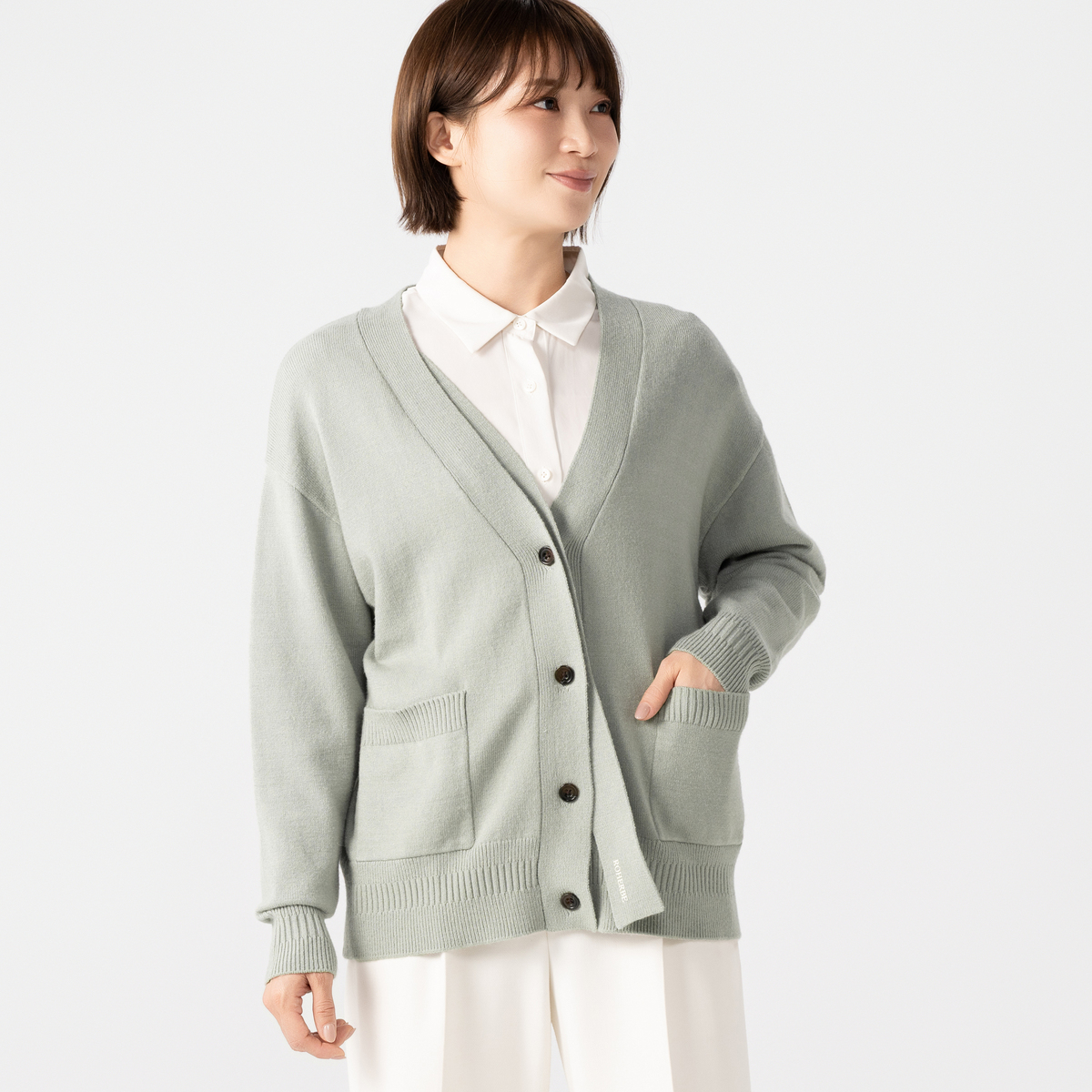 DIRK BIKKEMBERGS ベルベット カーディガン DIRK BIKKEMBERGS