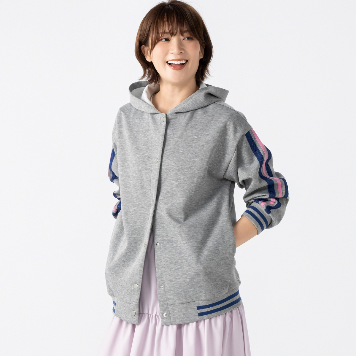 Pixie Heart ダンボールニットパーカーブルゾン ピクシーハート