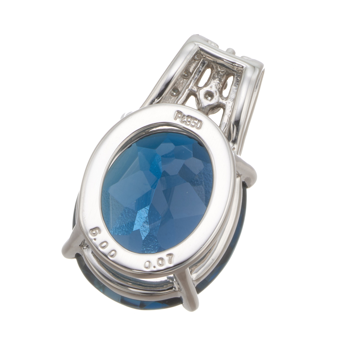 オストロロンドンブルートパーズPTペンダントヘッド5.00ctUP - QVC.jp