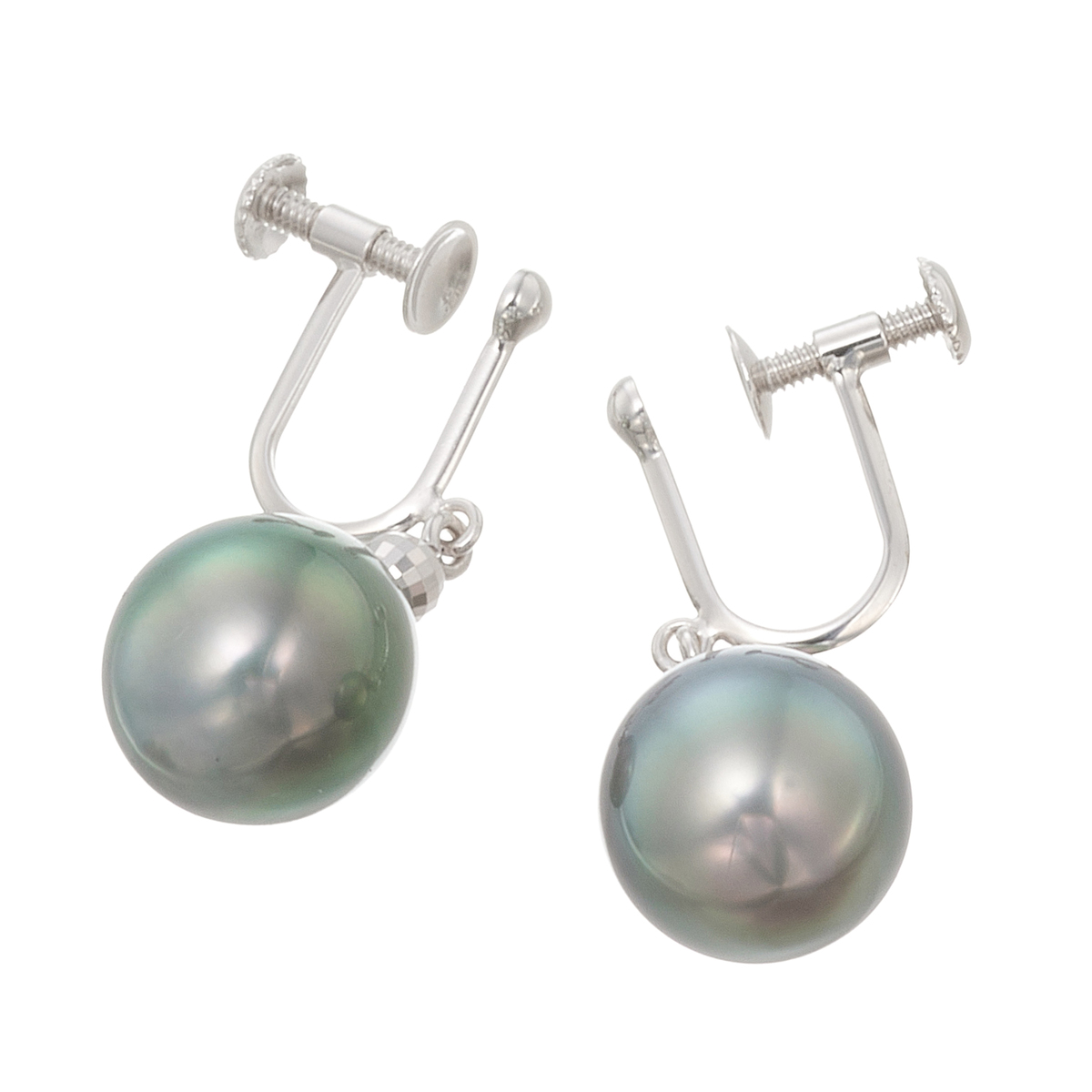 【H】黒蝶真珠 ピーコックカラー　ピアス K１４刻印あり H】黒蝶真珠 ピーコックカラー ピアス K14刻印あり H】黒蝶