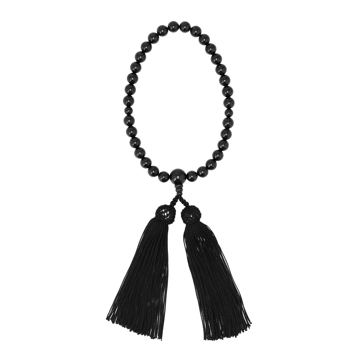 【専用です】QVC ジェット 黒玉 ネックレス イヤリング 数珠 3点セット ジェット念珠&念珠袋セット - QVC.jp