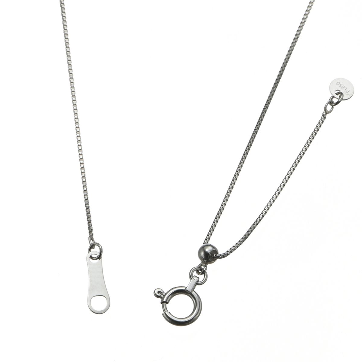 専用JH54鑑付.JH90鑑付.pt850ベネ★3点セット PT850 ベネチアンチェーンネックレス 45cm [S] プレシャス