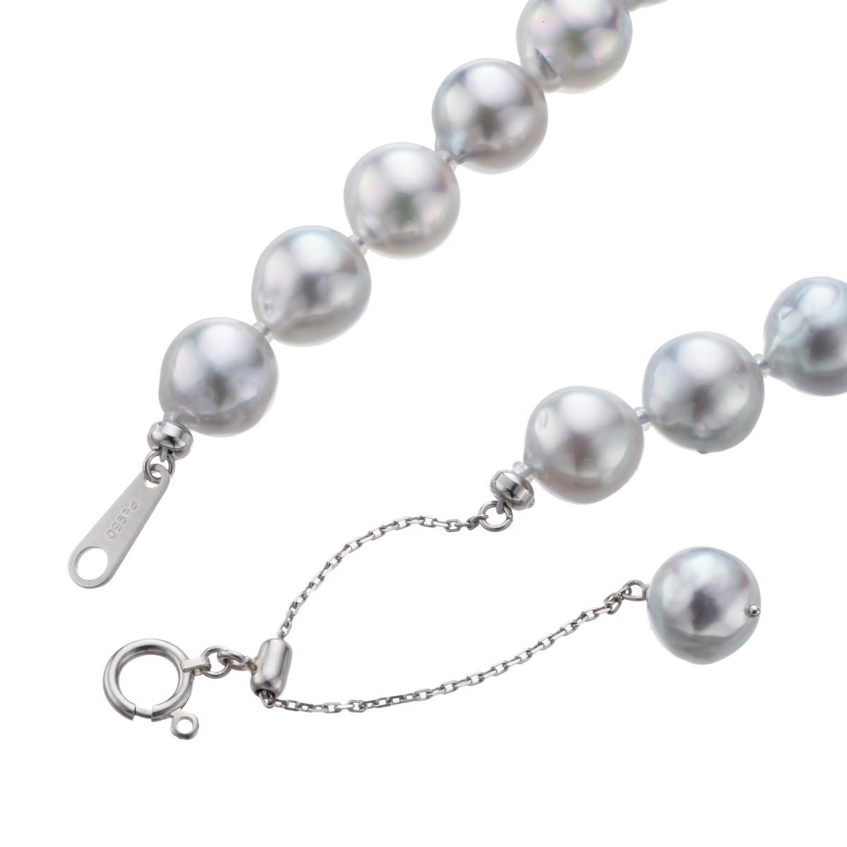 イリスパイラ 和真珠 マルチウェイネックレス K18WG 63cm 53g イリスパイラ 和真珠 マルチウェイネックレス K18WG 63cm 53g