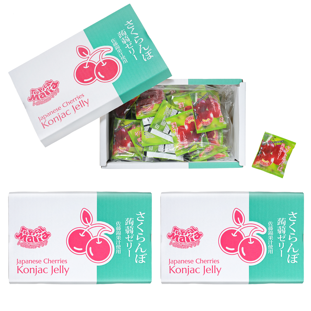 すぐ届く☆Canal 4℃ Flavor Collection 国産果汁を使ったこんにゃくゼリー120個 トロピカルマリア