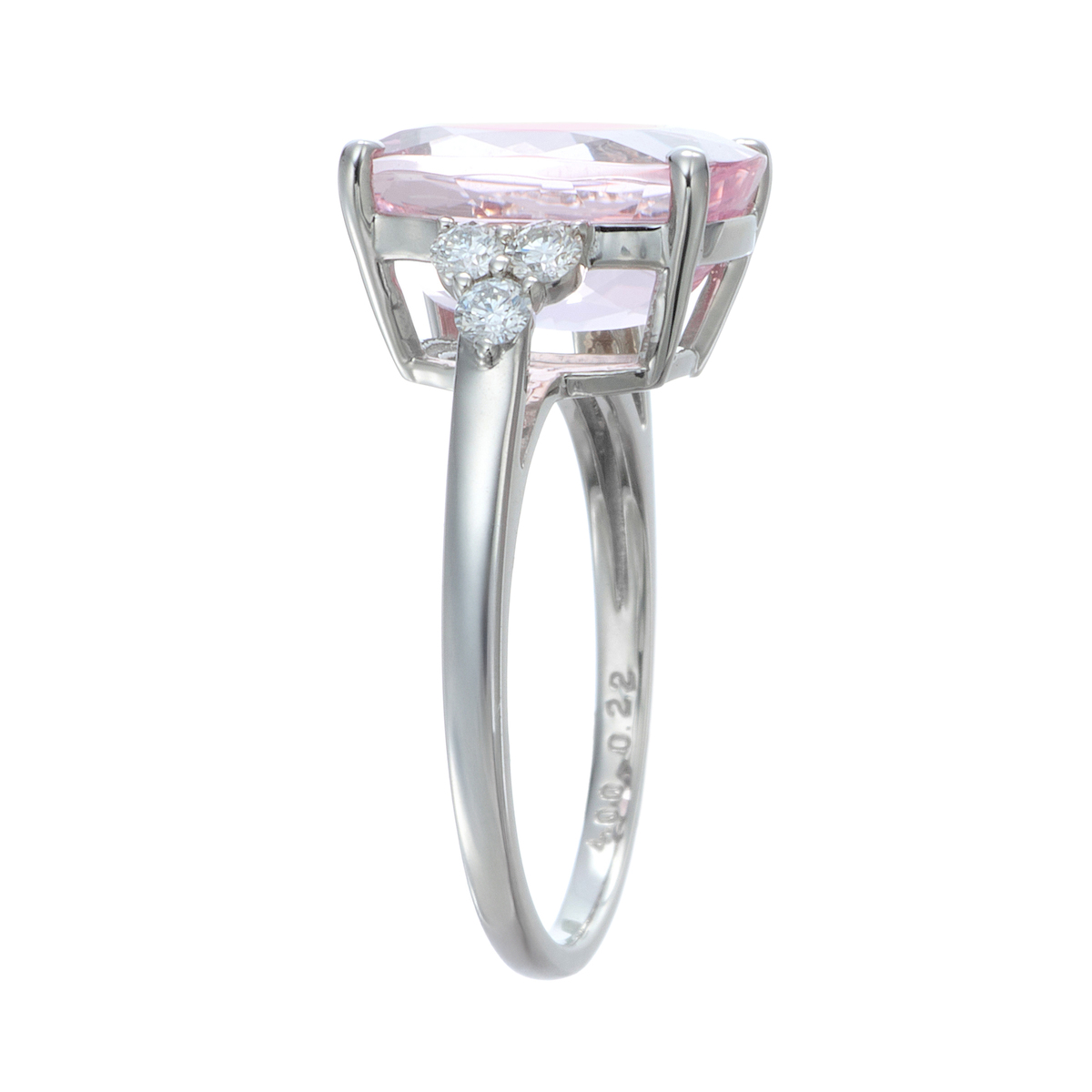 モルガナイト　silverリング モルガナイト PT リング 4.00ctUP - QVC.jp