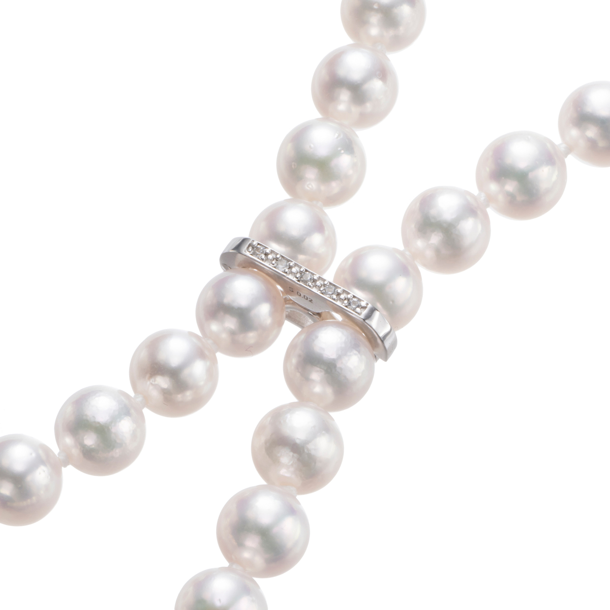 SV アコヤ真珠ラリエットネックレス&ショートナー付 Jewel of