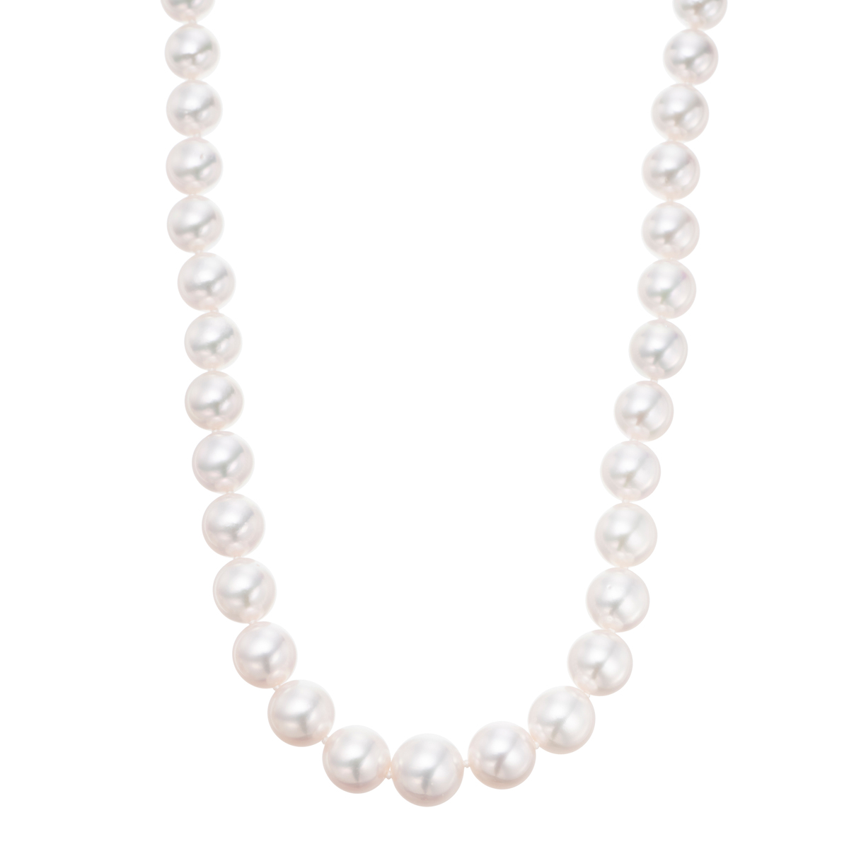 SV アコヤ真珠ラグジュアリーグラデーションネックレス Jewel of Lotus