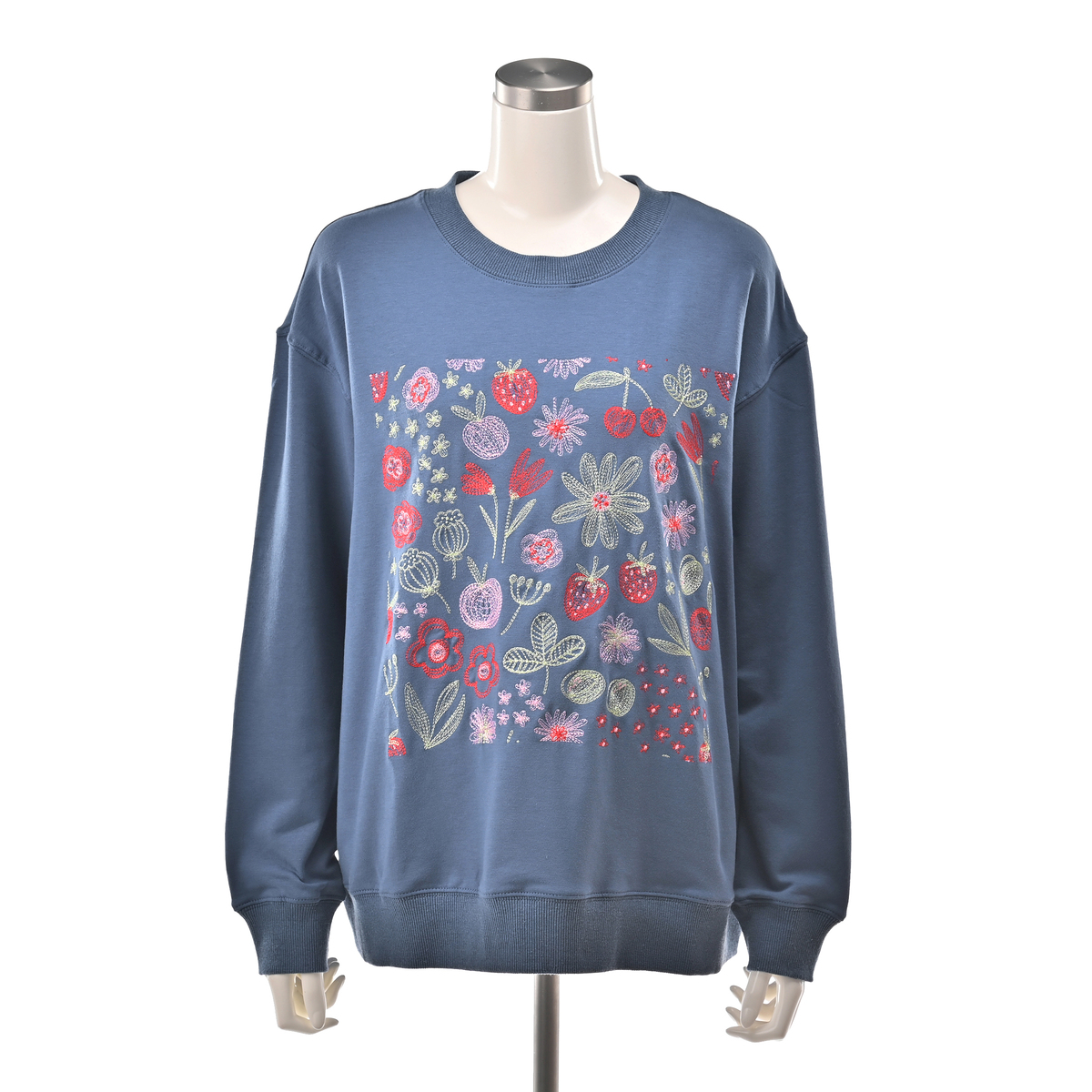 【BURNET】洗える　SEASONAL FLOWERS スウェット 川島如恵留 06224521676-e1.jpg?ts=