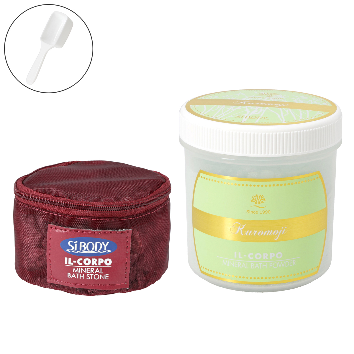 イルコルボ　ミネラルバスパウダー&バスストーン イルコルポ ミネラルバスストーン＋バスパウダーセット IL CORPO
