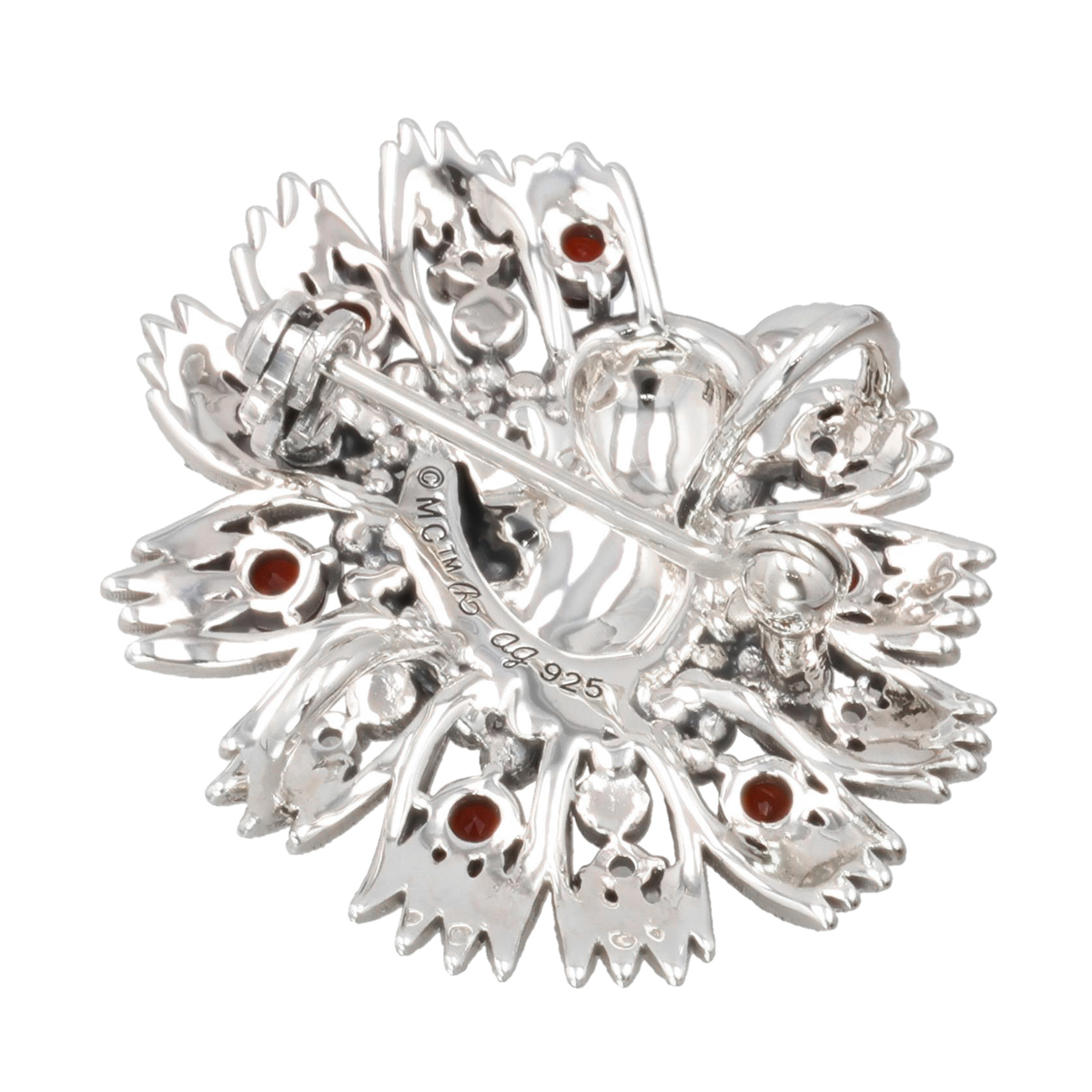 ムーミン シルバー925 花の上のリトルミイブローチ ムーミンジュエリー