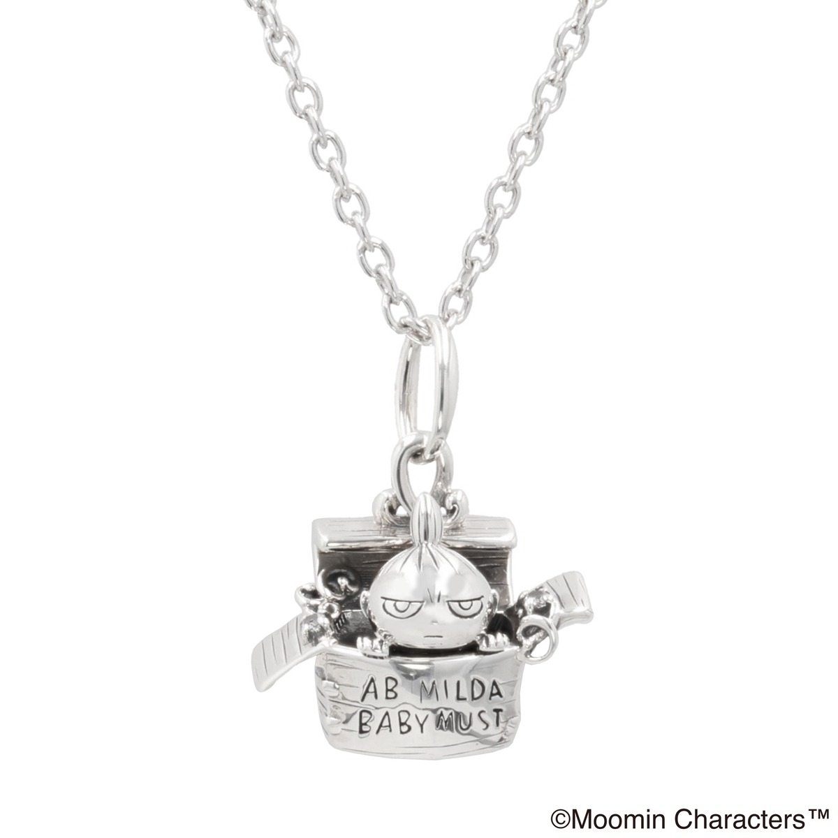 ムーミン シルバー925箱の中のリトルミイペンダント ムーミン