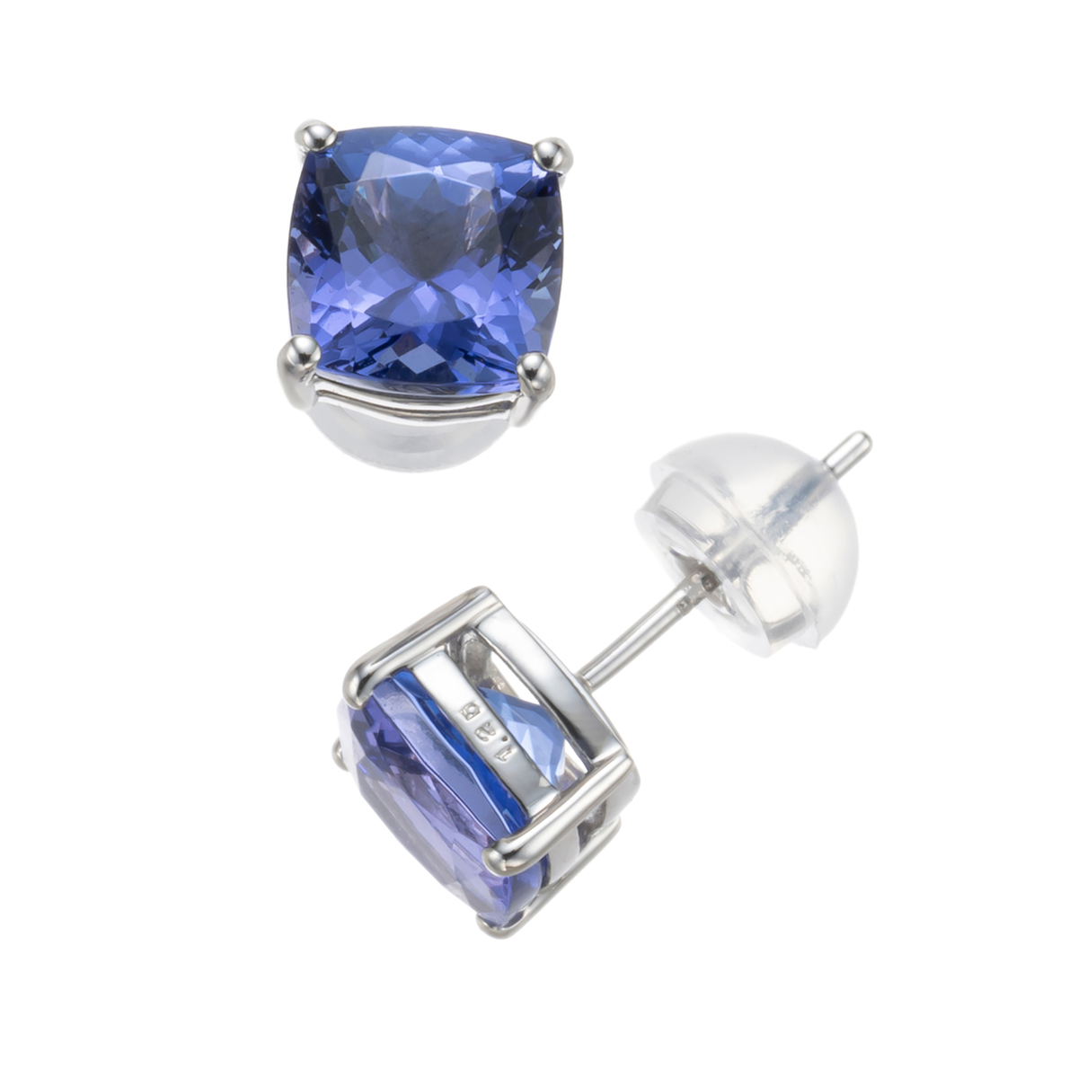 タンザナイト PT シンプルピアス 計2.0ctUP[AAAAAカラー] プレシャス