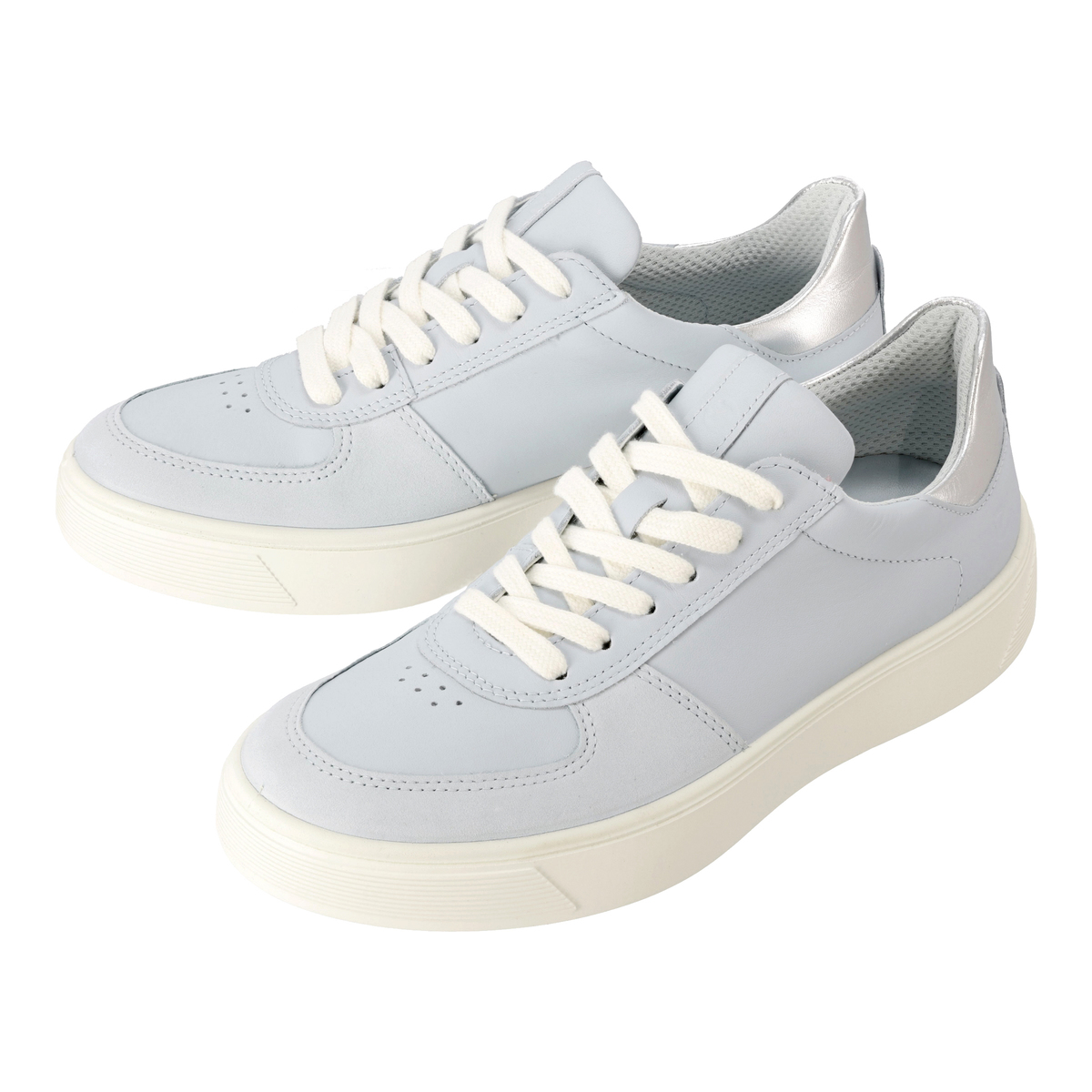 ECCO ストリートトレイ 牛革 レースアップ スニーカー ネット限定