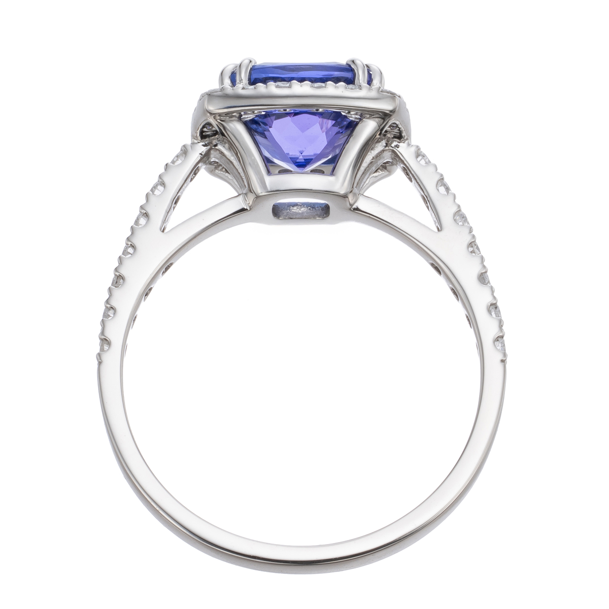 タンザナイト PT900 リング 2.0ctUP [AAAAAカラー] プレシャス